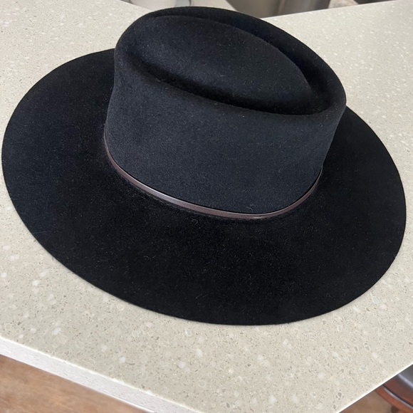 Peruvian Connection Gaucho Hat Wool | Wide Brim Black | One Size NWT - Picture 6 of 15
